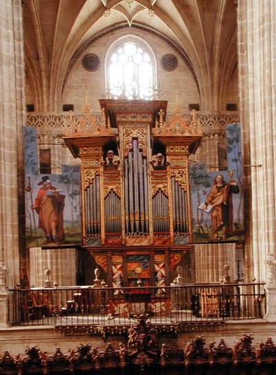 Organ in the Catedral Nueva, c.1568 by Spanish School